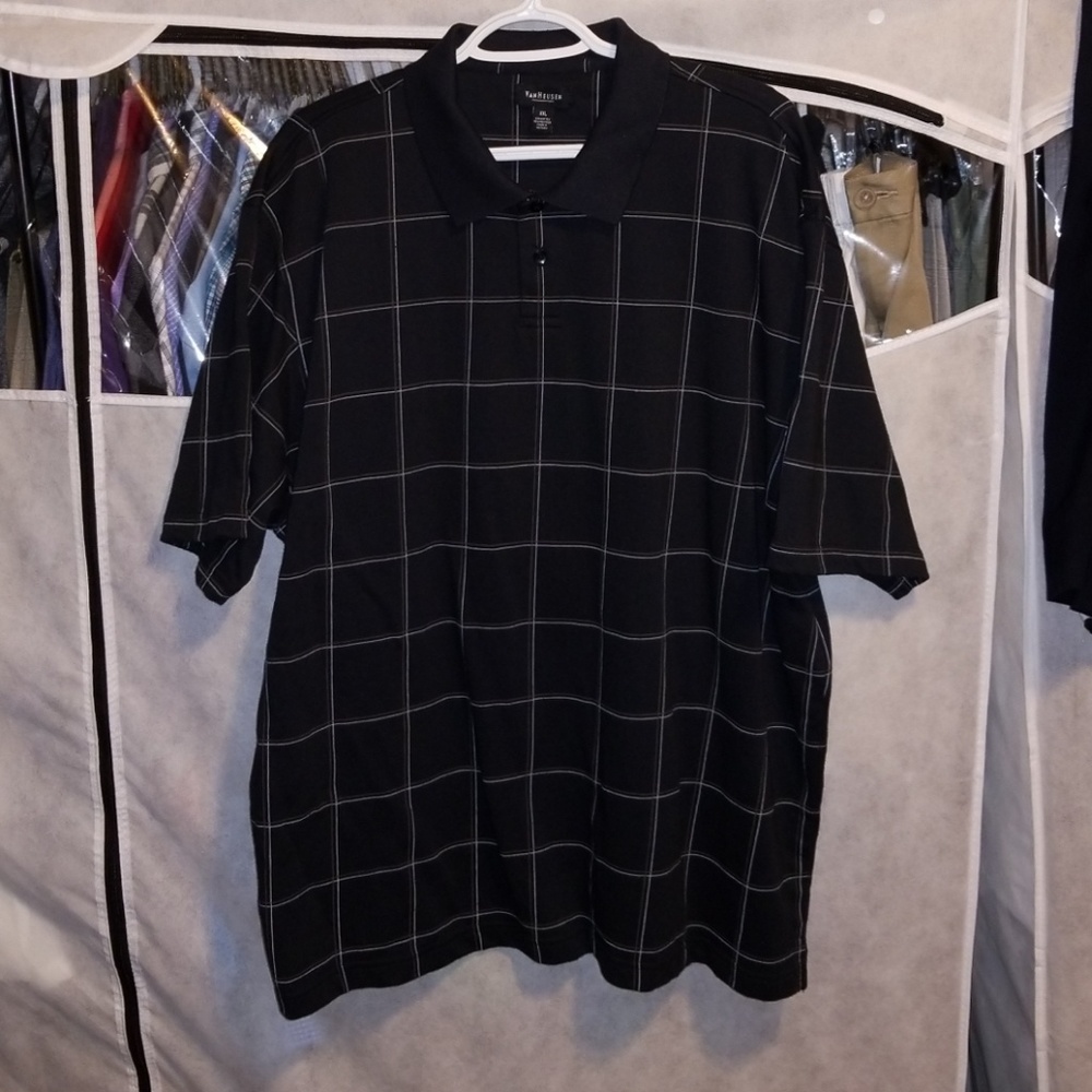 Van Heusen Windowpane Polo